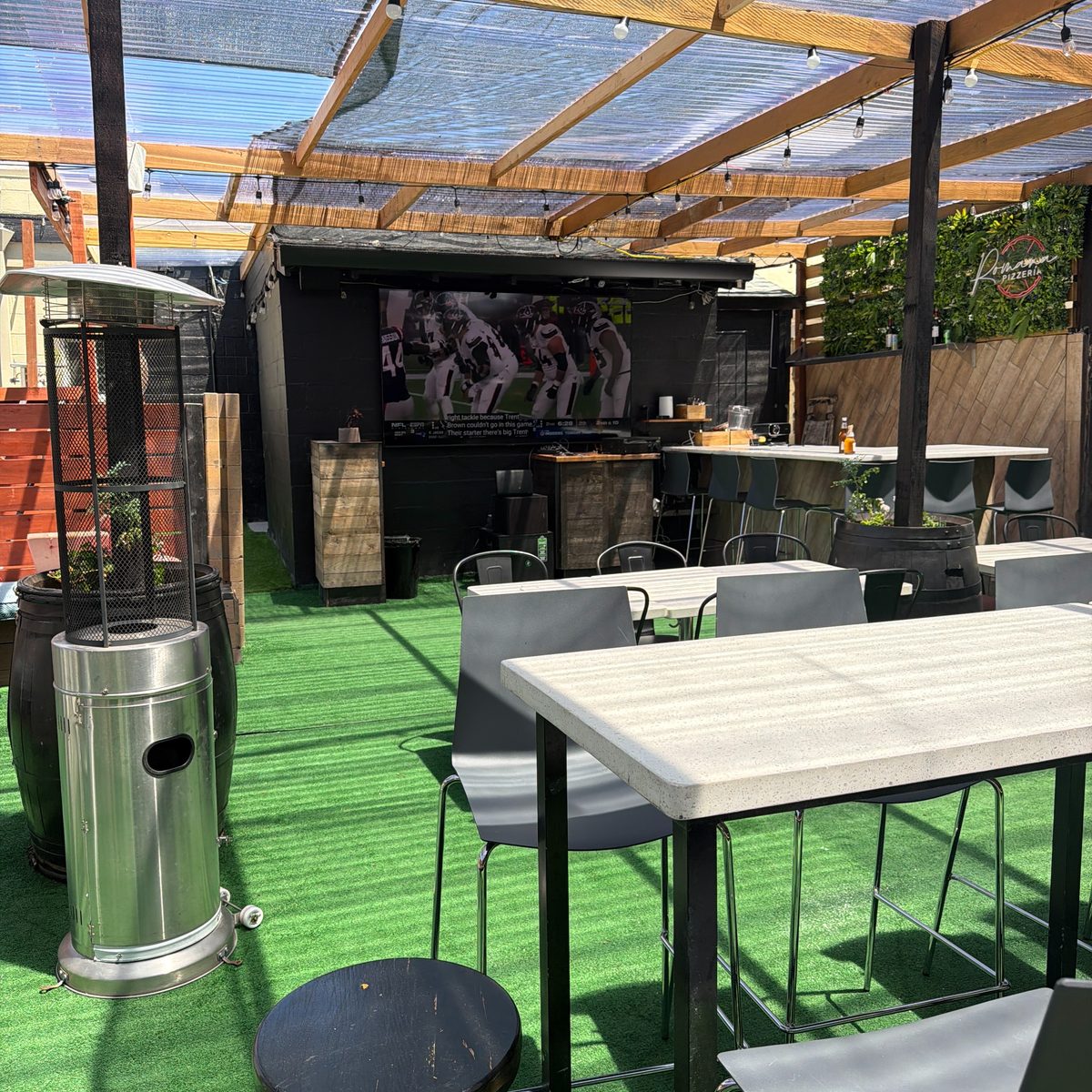 Danville's Best Backyard Patio for Sports, Food & Good Times