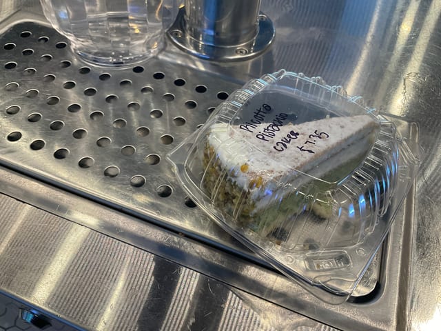 Ricotta Pistachio Cake.