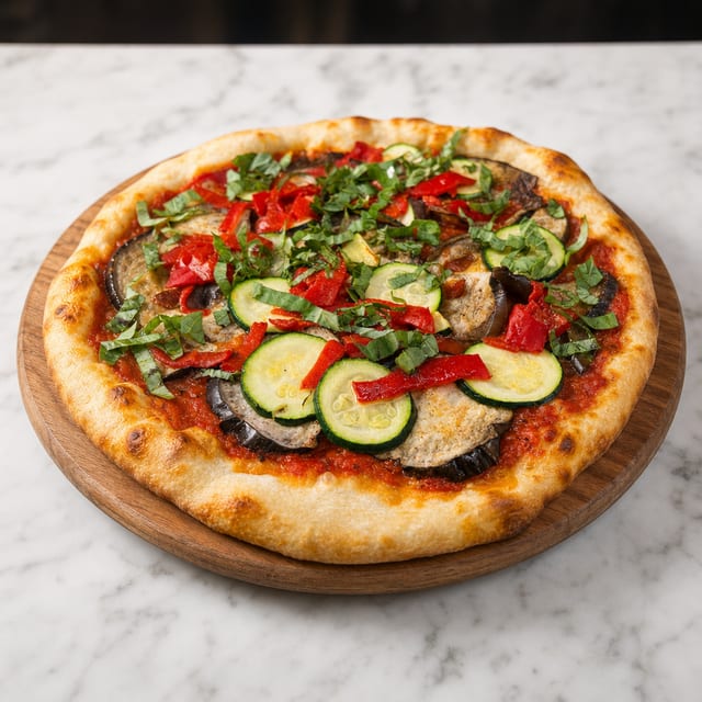Vegan Verdure Pizza.
